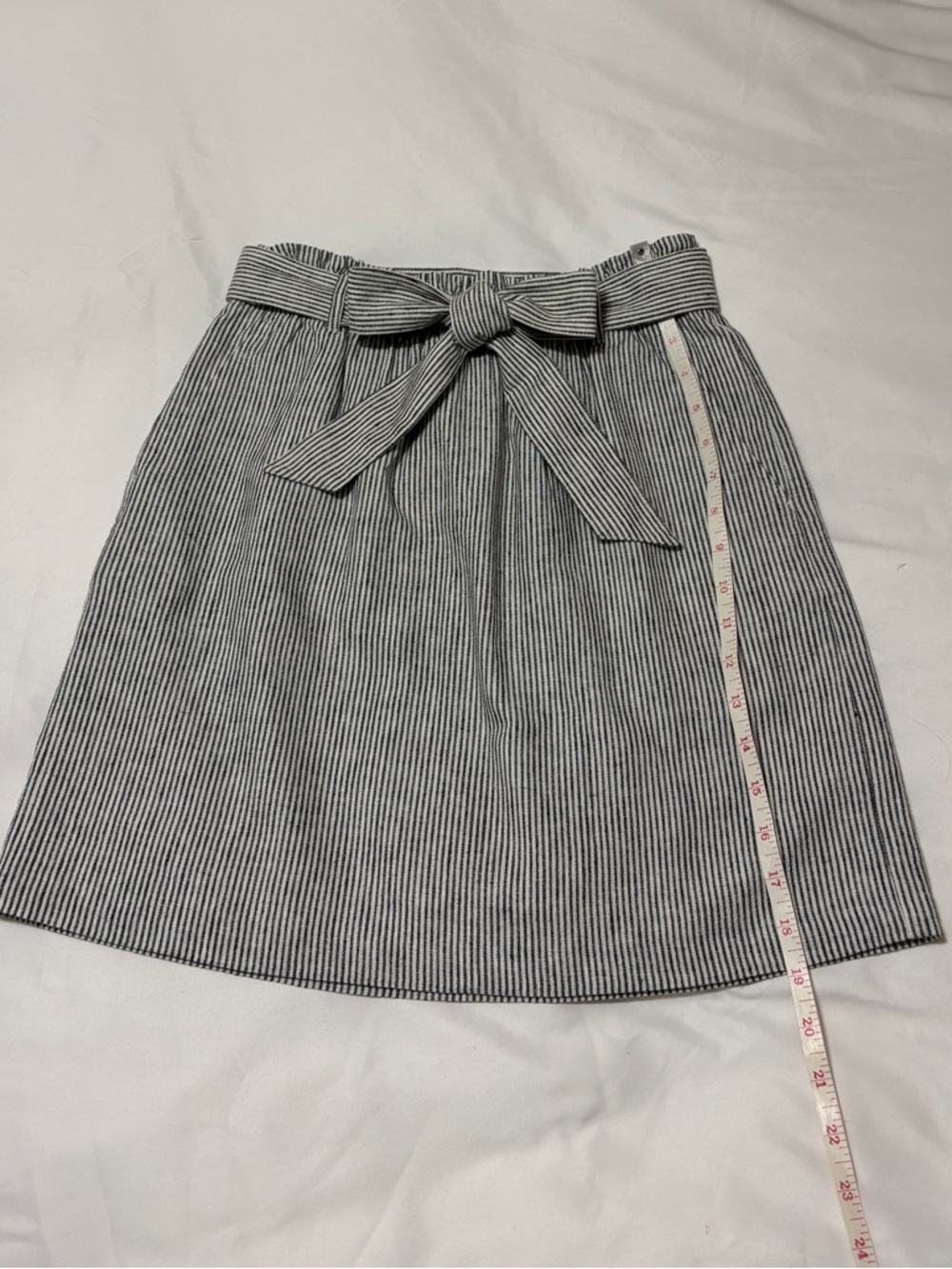 J. Crew mini skirt with pockets and belt
